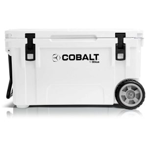 Cooler Térmico Portátil 55 Litros com Rodas Cobalt Branco