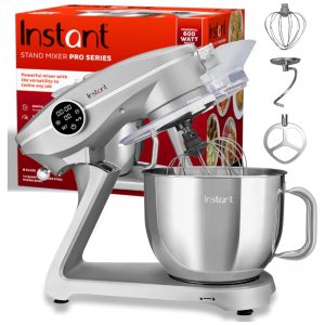 Batedeira de Bancada Instant Pot Pro 600W 10 Velocidades Tigela Inox 74L dos Criadores do Instant Pot Fácil de Usar