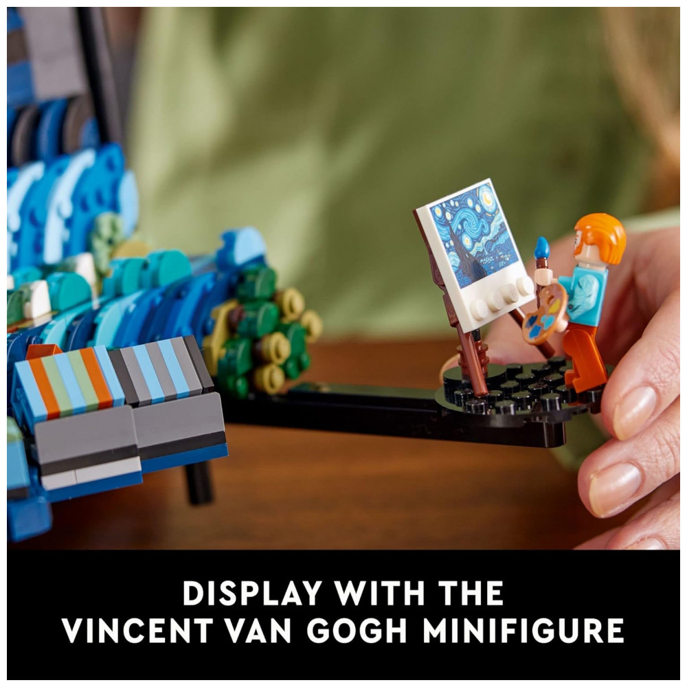 LEGO Ideas 21333 – Vincent van Gogh: A Noite Estrelada – Kit de Arte em Blocos para Adultos - Imagem 4
