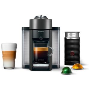 Cafeteira Elétrica Vertuo Evoluo by DeLonghi Expresso de 1.5L 19 Bar NESTLE NESPRESSO ENV135GYAE Prateado