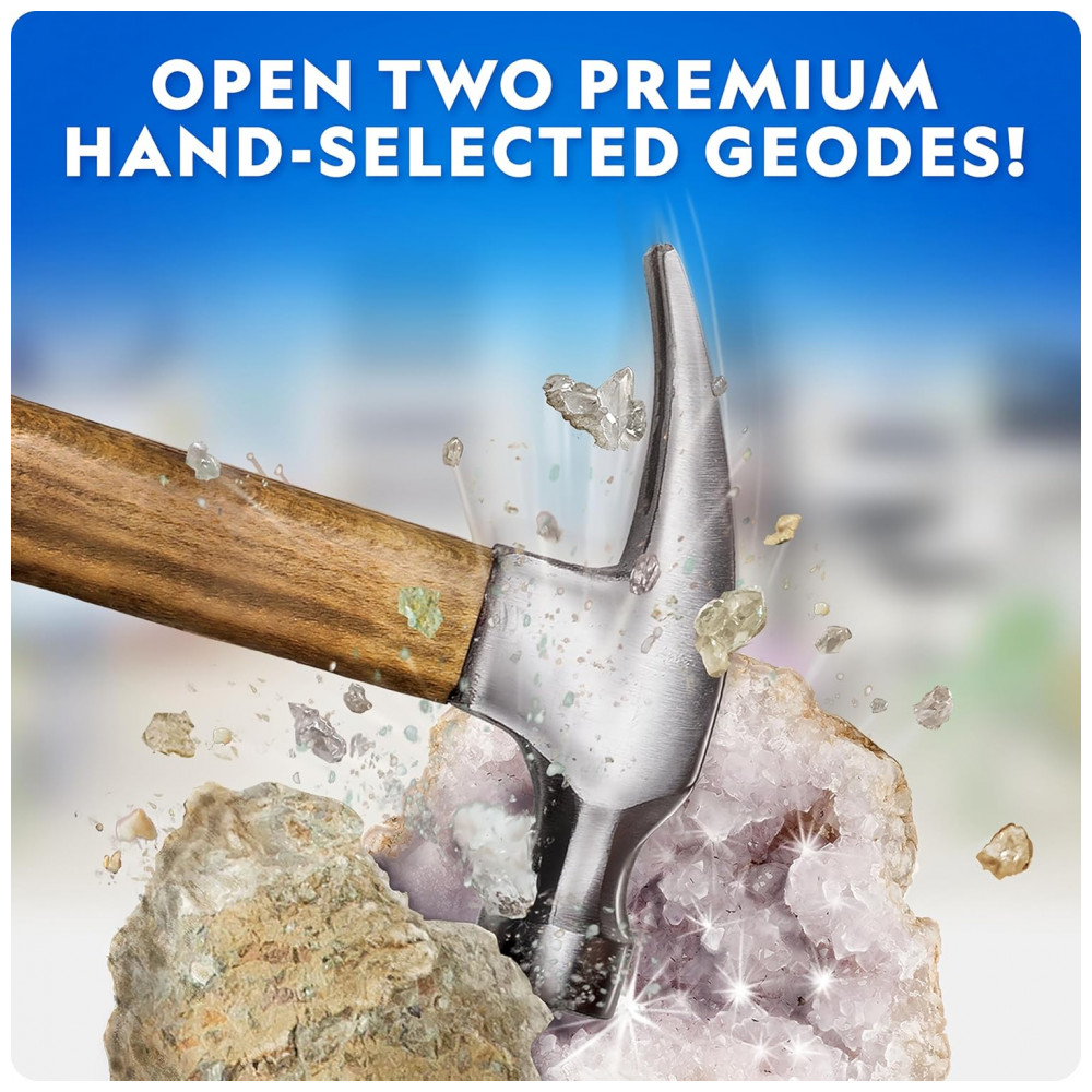 National Geographic Ultimate Rock, Mineral & Crystal Collection Kit – 300+ Peças de Pedras, Cristais e Geodos para Crianças, Atividade STEM, Multicolor - Imagem 5