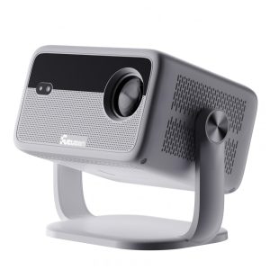 Projetor Portátil Futuzen Cinza WiFi 6 Bluetooth 1080P Foco Automático P30 Pro 150W