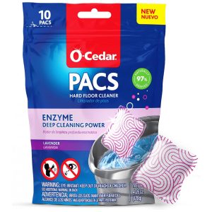 Limpa Piso Feito com Ingredientes Naturais 1 Pacote com 10 Pods O Cedar Fragrância Lavanda