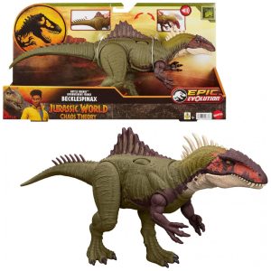 Dinossauro Jurassic World Chaos Theory Becklespinax Mattel 43cm Sons Ataques Espinhos Extensíveis Articulado Pilhas Inclusas