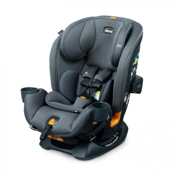 Cadeirinha para Carro Chicco OneFit LX ClearTex AllinOne com Instalação LeverLock, Design Fino, Assento Conversível para Bebês e Crianças 2,3kg a 45,5