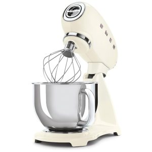 Batedeira Smeg 50s Retro Stand Mixer Cream - Robustez e Eficiência na Sua Cozinha