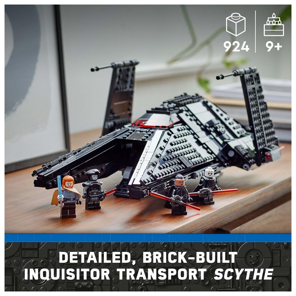 LEGO Star Wars Inquisitor Transport Scythe 75336 Starship Toy Building Kit Fun Gift Idea for Kids Aged 9 and up 924 Pieces - Imagem 2