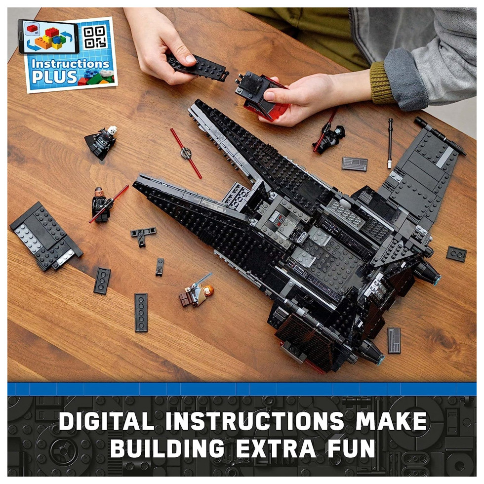 LEGO Star Wars Inquisitor Transport Scythe 75336 Starship Toy Building Kit Fun Gift Idea for Kids Aged 9 and up 924 Pieces - Imagem 5