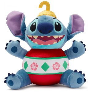 Pelúcia Oficial Disney Store do Stitch para as Festas de Fim de Ano - Lilo & Stitch Bonecos de Pelúcia de Natal