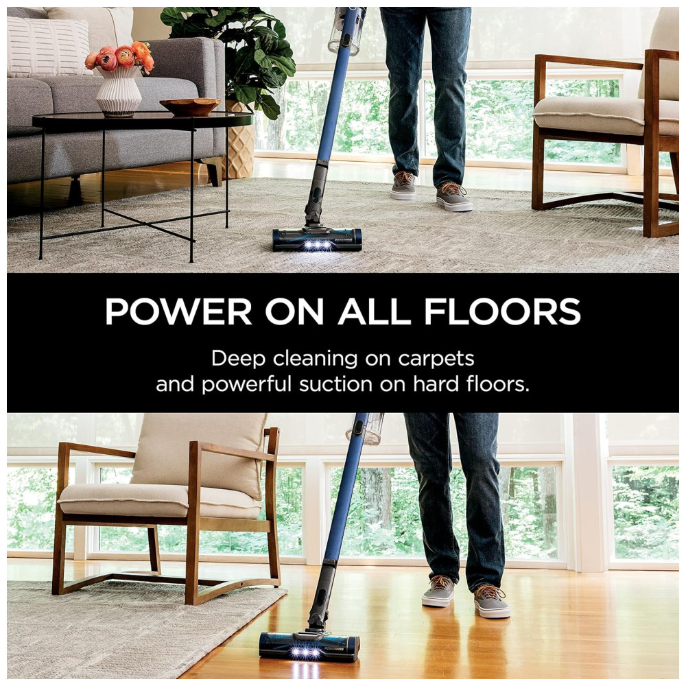 Aspirador de Pó Sem Fio Recarregável SHARK IZ363HT Azul - Imagem 2