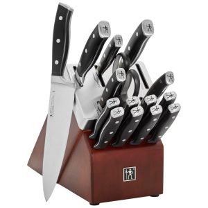 Conjunto de Facas em Aço Inoxidável com Bloco de Bancada 16 Peças ZWILLING Preto