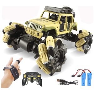 LOOZIX Carrinho de Controle Remoto para Adultos Off Road 116 Escala Até 15 km por hora Recarregável NONE BRANDED Amarelo