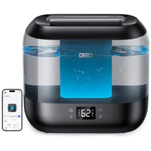 Umidificador de Névoa Fria 4 Litros com Difusor de Óleo e Luz Noturna Dreo Preto