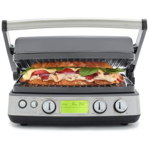 Grill Elétrico 7 em 1 com Dois Conjuntos de Placas de Waffle para Grelha e Tesoura de Sombra Ajustável 110V GreenPan Cinza