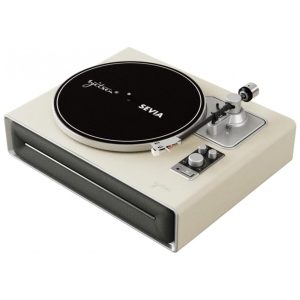 Toca-discos SEVIA Vintage para Vinil com Alto-falantes Integrados BluetoothSyitren