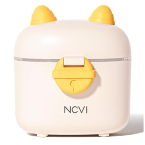 Dispenser de Fórmula NCVI Ovelha Branca Múltiplos Compartimentos com Colher 245ml