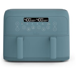 Air Fryer 37L com Revestimento Cerâmico Antiaderente e Cesta Dupla 110V 1200W Bella TriZone Azul Surf