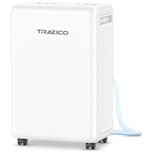 Desumidificador Trazico TZ04 30 pints para até 186 m² drenagem contínua 3 modos de operação tanque 17 L 130W branco