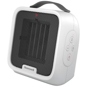 Aquecedor Elétrico de Cerâmica para Espaços Pequenos 220W 110V Honeywell Heat Branco