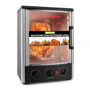 Churrasqueira Grill Rotisserie com Temperatura Ajustável 110V 1500W NutriChef AZPKRT97