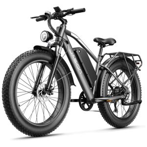 Bicicleta Elétrica Jasion EB5 MAX para Adultos com Motor de Pico de 1500W Bateria de 48V 15Ah 720Wh Bicicleta Elétrica de Montanha com Pneus 26 x 4