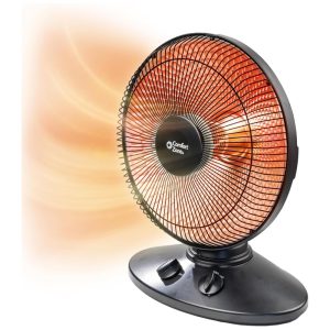 Aquecedor Elétrico com Oscilação de 70 Graus e Inclinação Ajustável COMFORT ZONE CZ998 Preto