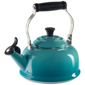 Chaleira de Chá 1.7 Litros em Aço Inoxidável com Apito Le Creuset Verde