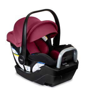 Assento de carro infantil Britax Willow S com base alpina Ruby Onyx