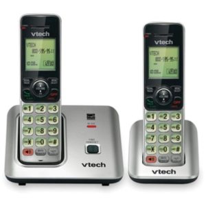 Dois Telefones Sem Fio VTech Caller ID Chamada em Espera Expandido para um total de 5 aparelhos