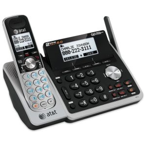 Telefone sem Fio Expansível 2 Linhas com Identificador de Chamadas 1 Ap ATT TL88102 Preto