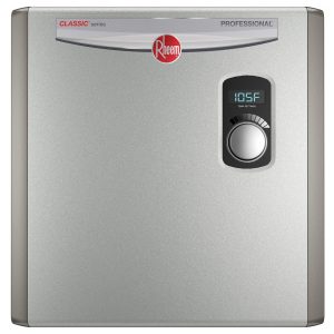 Aquecedor Tankless Rheem RTEX-24 24kW 240V Cinza - 59 GPM Inteiro Lar