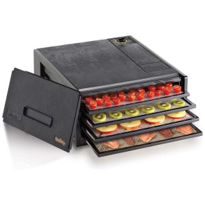 Desitratador de Alimentos 4Tray 220W Thermostat TempControl EXCALIBUR 2400 Preto