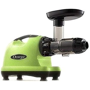 Extrator de Suco Omega J8006 Dupla Extração 80 RPM Motor 150W Baixo Ruído Plástico 110V Verde