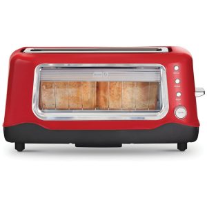 Torradeira com 2 fatias 1100W vermelha 110v DASH DVTS501 Vermelho