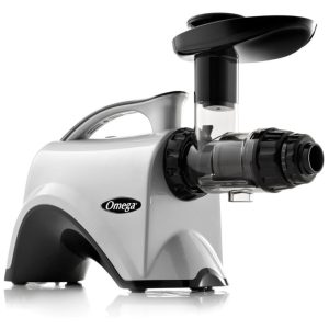 Moedor Duplo Frutas Grãos Cana Verduras 50 Watts 80 RPM 2HP Profissional 110v OMEGA JUICERS NC800HDS Cinza