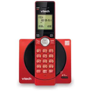 Telefone Sem Fio DECT 6.0 Identificador de Chamadas vermelho VTECH CS6919 16 Vermelho