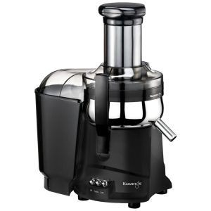 Extrator de Sucos Centrífugo Kuvings NJ-9700U-P Preto 350W Inox Proteção Contra Superaquecimento 110V