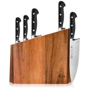 Conjunto de Facas V2 Series Aço inoxidável 6 Peças com CANGSHAN 59908 Preto