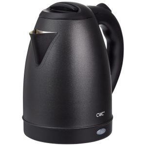 Chaleira Elétrica 17L em Aço Inoxidável com Fervura Rápida Desligamento Automático e Base Giratória 1100W COOK WITH COLOR Preta