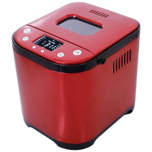 Máquina de fazer pão com tigela antiaderente gancho para pão copo medidor e colher. 15 em 1 pão sem glúten bolo e iogurte 3 opções de cores de crosta e muito mais. 3 Tamanhos de Pão. 2LB XL VERMELHO FRIGIDAIRE EBRM100 SSRED