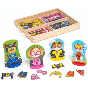 Conjunto de Atividades Magnéticas Patrulha Canina com 64 Peças Brinquedo Interativo para Crianças Acima de 3 Anos Melissa & Doug