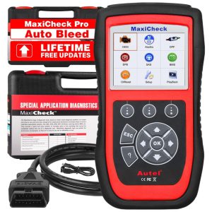 Autel MaxiCheck Scanner de Motor Automotivo c 10 Modos de Analise e Muilti Idiomas