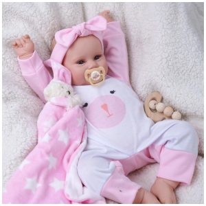 Bonecas Realistas BABESIDE Reborn 508 cm - Bebê Adorável de Vinil Macio para Meninas de 3 Anos de Idade - Vida Real Como Bebê Emily