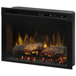 Lareira Elétrica de Embutir A58x84L com Controle Remoto e Chamas Multicolorida 110V Dimplex XHD33L Preta