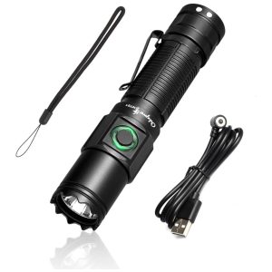 Lanterna LED Portátil Recarregável 1200 LM IP67 a Prova d ODEPRO NT21 Preto