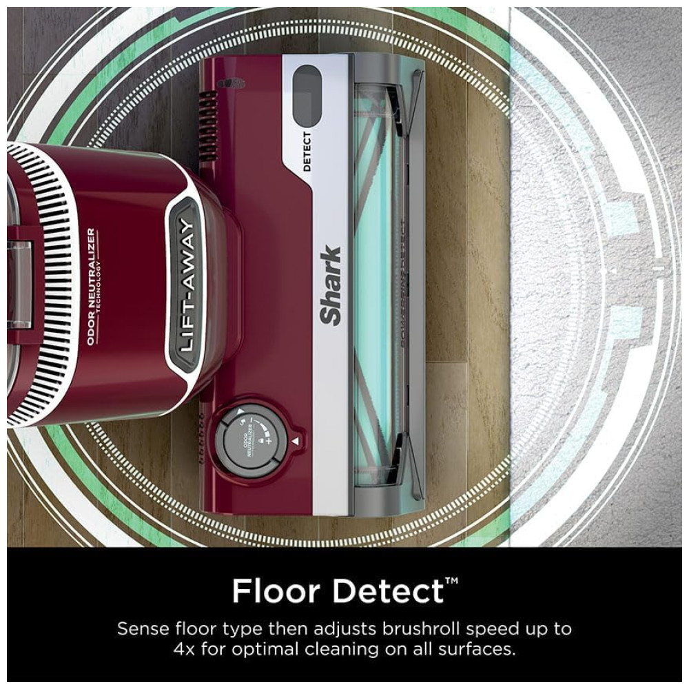 Aspirador Vertical Shark DETECT LiftAway com Tecnologia Detect Escova Autolimpante Sem Enroscar pelos Selo Completo Antialérgico e Neutralizador de Odores - Imagem 5