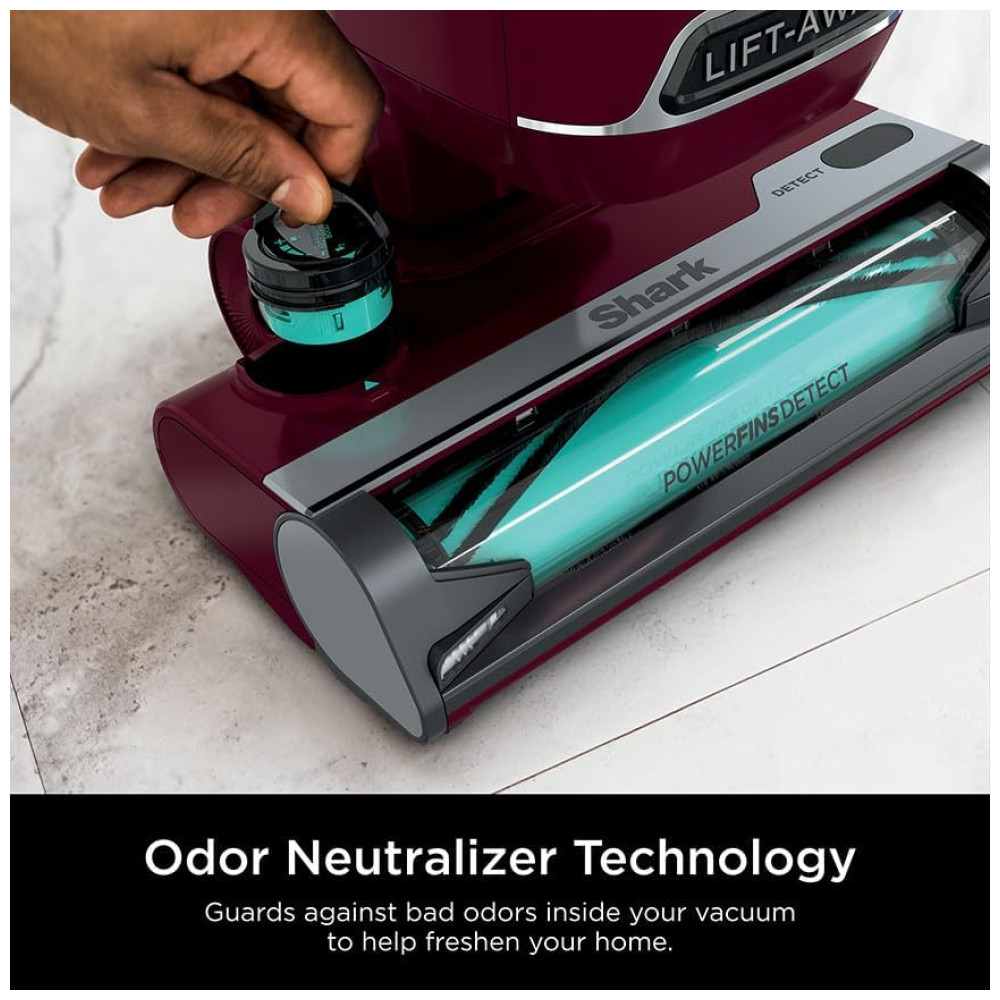 Aspirador Vertical Shark DETECT LiftAway com Tecnologia Detect Escova Autolimpante Sem Enroscar pelos Selo Completo Antialérgico e Neutralizador de Odores - Imagem 9