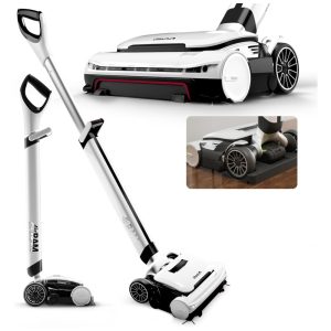 Aspirador de Pó Sem Fio Gtech AirRAM 3 com Barra Antienrosco de Cabelo e Duplos Pincéis EdgeClean - Para Carpetes e Pisos de Madeira - Bateria