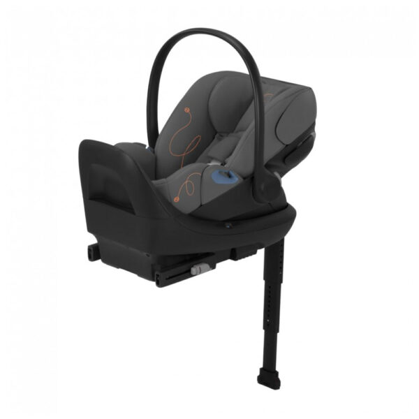 Cadeirinha de Bebê para Carro Cybex Cloud G Lux Comfort Extend com Base Antirreflexo, Perna de Apoio, Proteção Linear contra Impactos Laterais, Instal