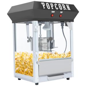 Pipoqueira de 170g Estilo Bar Máquina de Pipoca Elétrica 600W para Cinema em Casa Festas e EventosDvsripa